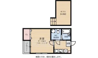 ベネフィスタウン竹下1【1階】の間取り