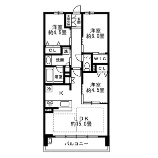 プレサンスロジェ博多STATION NORTH【11階】の間取り