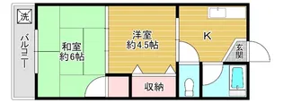 荒木ビル【5階】の間取り