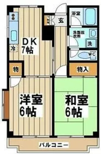 リバーサイドマンション【1階】の間取り