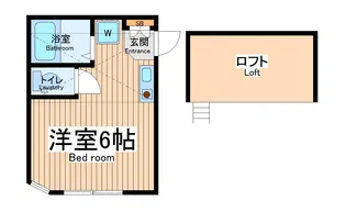 クレカーサ生麦【1階】の間取り