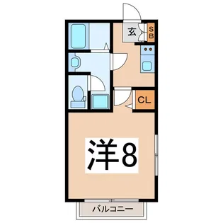 レトア萩【1階】の間取り