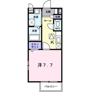 プティ メゾン【2階】の間取り
