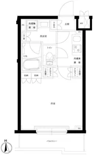 ルーブル川崎宮前平【4階】の間取り