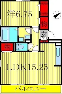ブエナビスタ【2階】の間取り