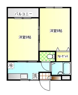 メディカルシティ【4階】の間取り