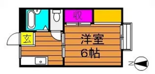 コーポ吉備路 A【1階】の間取り