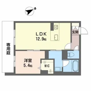 GRAND GREIGE(グラン グレージュ)【1階】の間取り