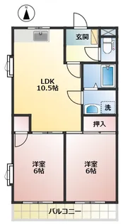 寿マンション【1階】の間取り