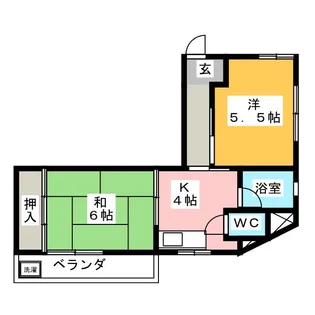 ルミエール馬場【3階】の間取り