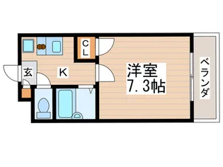 ト-ンクラスタ-学園【2階】の間取り