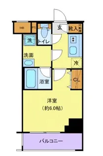 LUMEED横濱吉野町【4階】の間取り