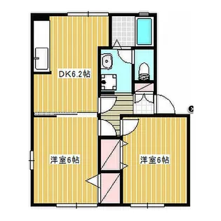 神奈川県鎌倉市小袋谷2【アパート】の間取り