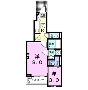 Takin Garden【1階】の間取り
