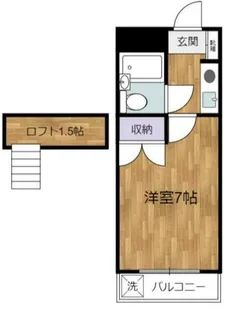 サニーライフ四谷【3階】の間取り