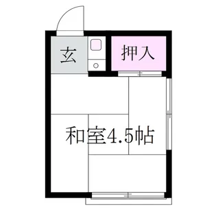 半田荘【2階】の間取り