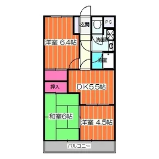 ドミール・マジェスター【2階】の間取り