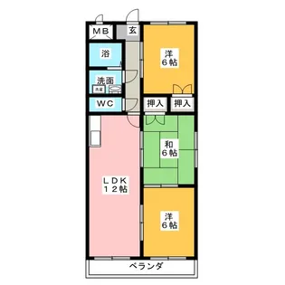 メゾンドフォーレ大塚II【3階】の間取り