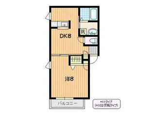 ドミール和野【1階】の間取り