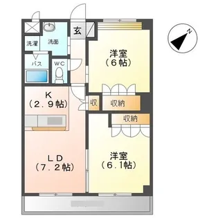 エバーガーデン(Ever Garden)【1階】の間取り