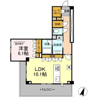 プライムフォレスト百合ケ丘【2階】の間取り