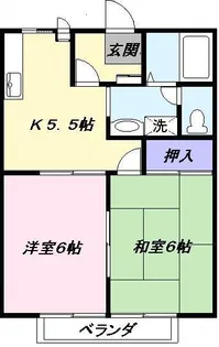 プリモ野島【1階】の間取り