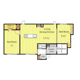 アルプ【1階】の間取り