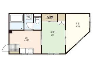 グレージュビル【4階】の間取り