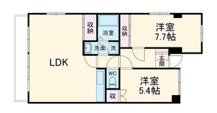 グランパレスT・S【2階】の間取り