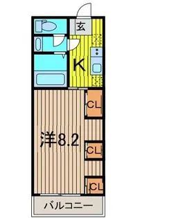リブリ・もちの木【2階】の間取り