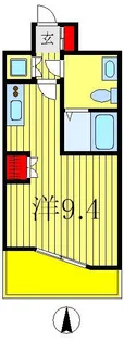 ユーフォリア北松戸【5階】の間取り