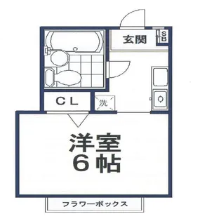 富士コーポ【2階】の間取り