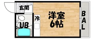 YOUハイム北巽【4階】の間取り