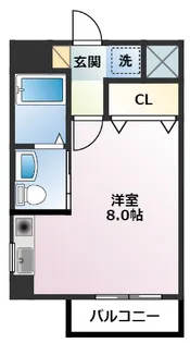 エトワール【4階】の間取り