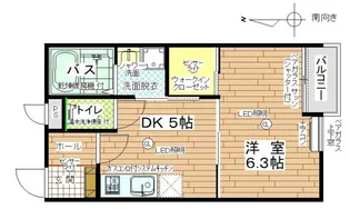 東京都品川区西品川3【アパート】の間取り