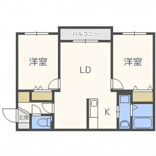 ファーストアベニュー【3階】の間取り