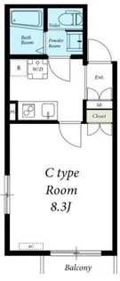 リブリ・ヒロ二子【2階】の間取り