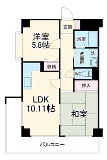 パストラルASAHI【7階】の間取り