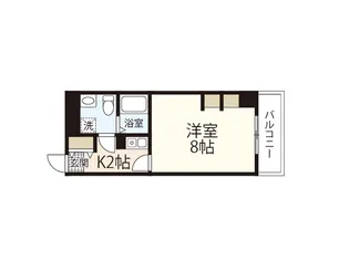 La Shanti 本川【3階】の間取り