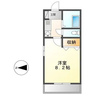 West Coast【3階】の間取り