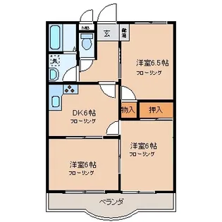 パークヒルマンション【3階】の間取り