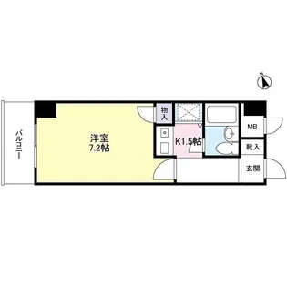 神奈川県横浜市西区浅間町4【マンション】の間取り