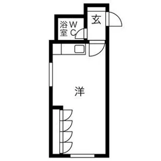 ウエスト・ナガハシ【3階】の間取り