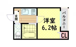 ノールハイツ【2階】の間取り
