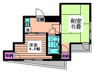 東京都杉並区高円寺南4【マンション】の間取り