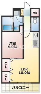 グランフォーレ九品寺【6階】の間取り