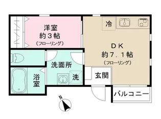 カーサ菊美【2階】の間取り