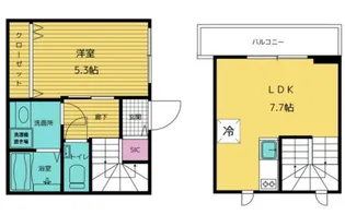 東京都港区南青山4【マンション】の間取り