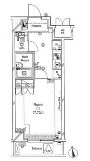 レジオス世田谷尾山台【1階】の間取り