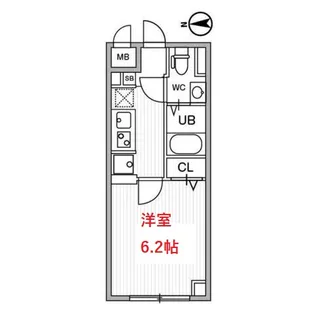 東京都品川区豊町6【マンション】の間取り